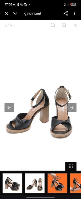 Дамски сандали на ток Galdini