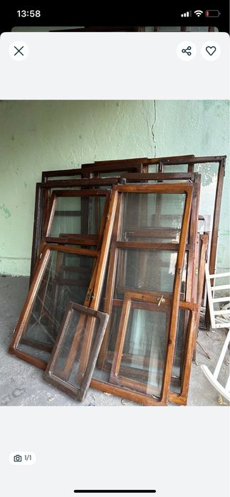 Отдам даром деревянные окна