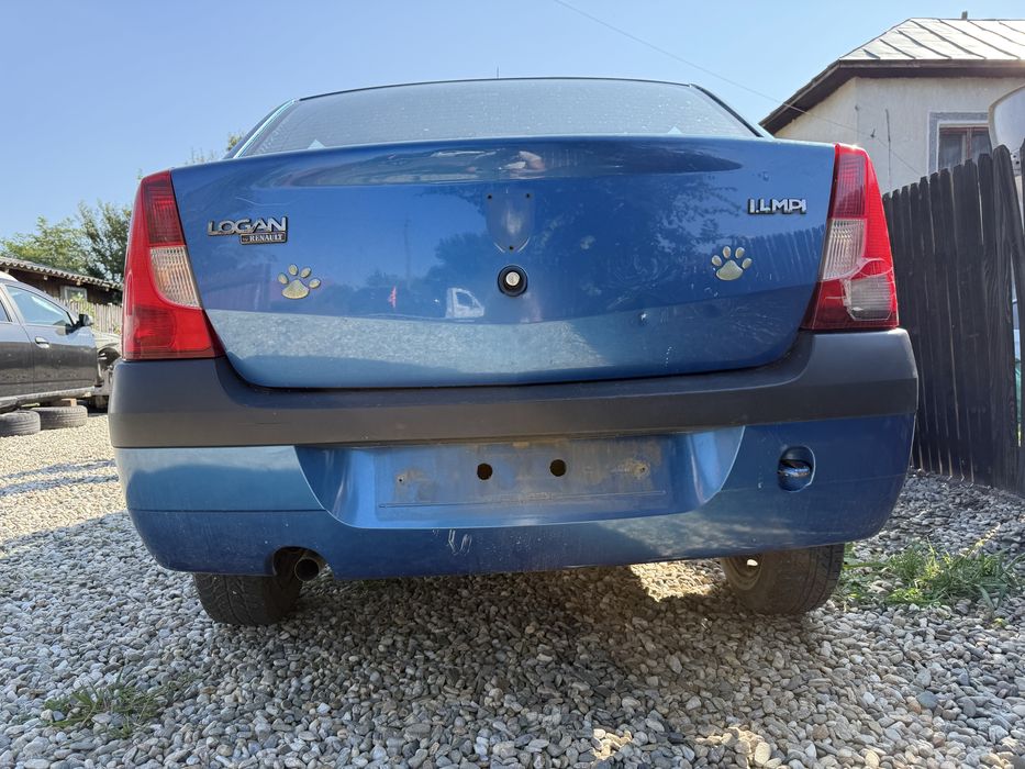 Vand bara spate/capota portbagaj Dacia Logan albastru egee 2008
