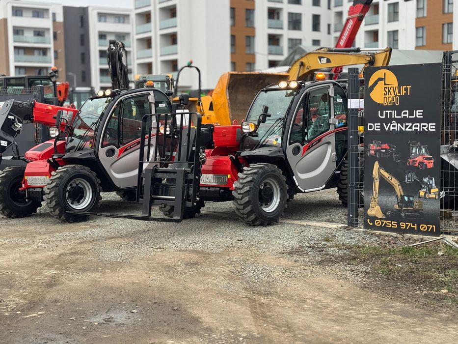 Manitou incarcator telescopic  MT 625 an 2026  nou putere ridicare 2500kg la 6metri