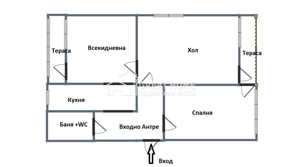 Дава се под наем Тристаен апартамент в Търговище, Боровец - 70 кв.м за 229.5 € - Снимка #7