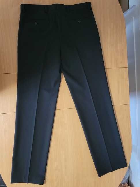 Pantaloni barbati stofa negru M-L noi