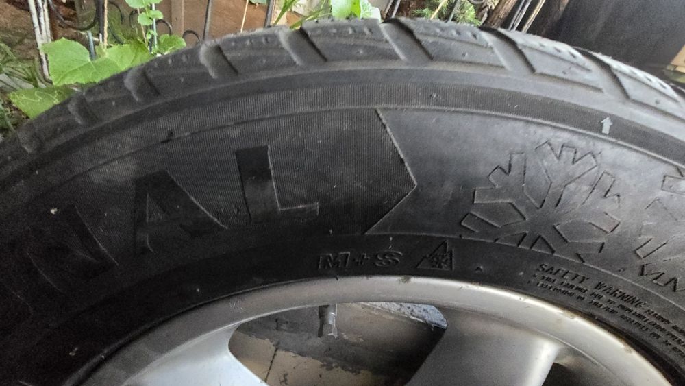 4 балона зима m+s