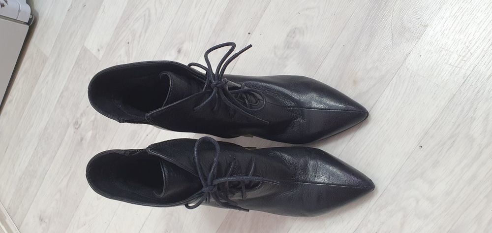 Ботильоны  нат.кожа.