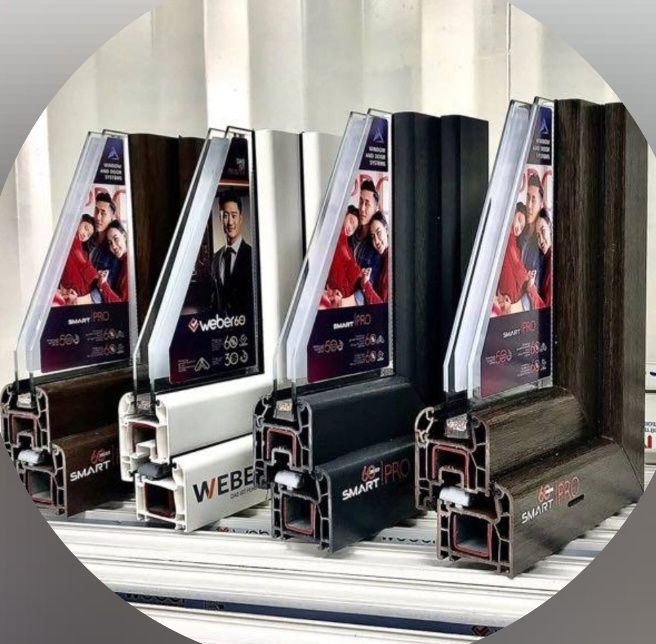 Пластиковый окна двери виьражи