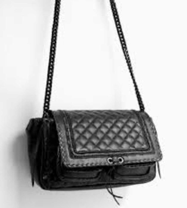 135 лв! Страхотна чанта ZARA WOMAN от говежда кожа