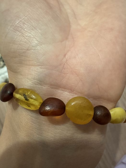 Янтарный браслет!