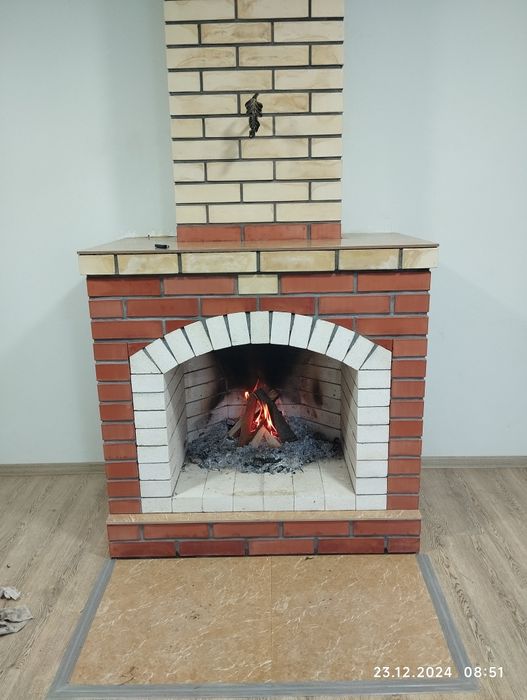 летняя кухня камин очаг