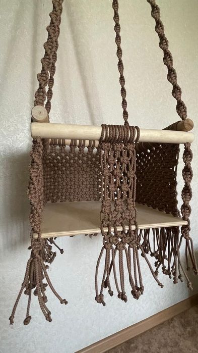 Кресло-макраме для малышей