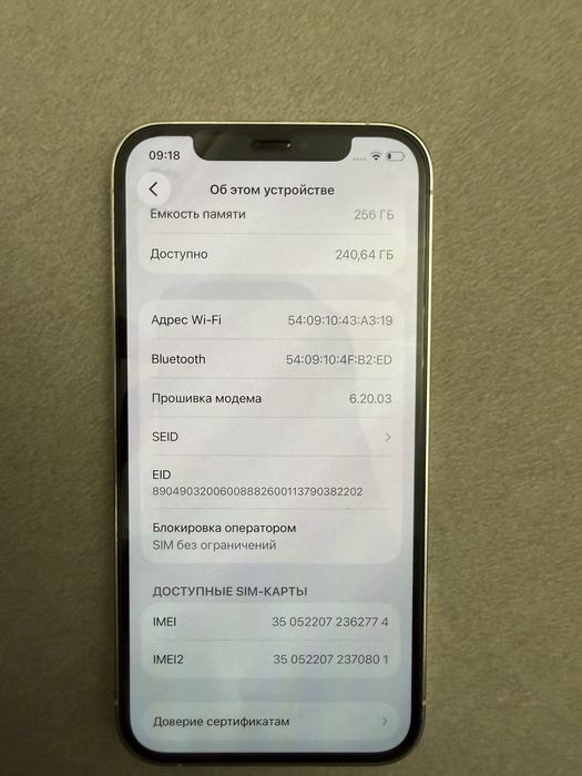 Iphone 12 pro 256GB