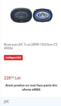boxe auto jvc 280w