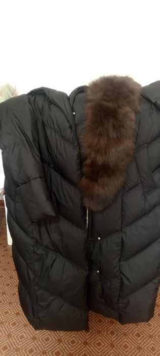 Стёганое зимнее пальто-куртка