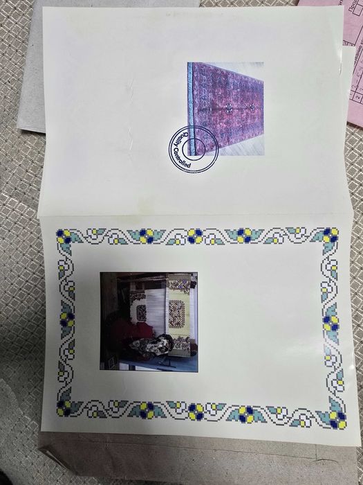 Турецкий прикроватный ковер с документами цена указана за 1 ковер