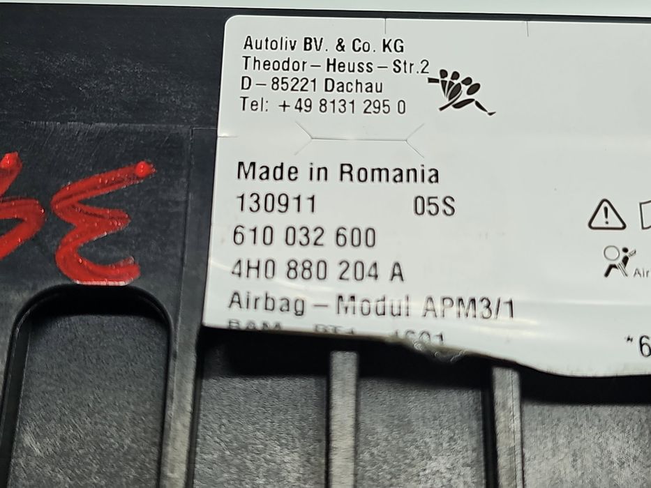 Airbag pasager AUDI A8 (4H) [Fabr 2010-2017] 4H0880204A