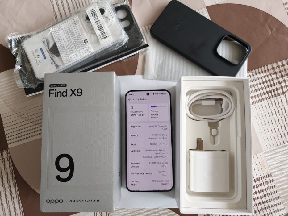 Oppo find x9/12-512/комплект, отличен, възможен бартер.
