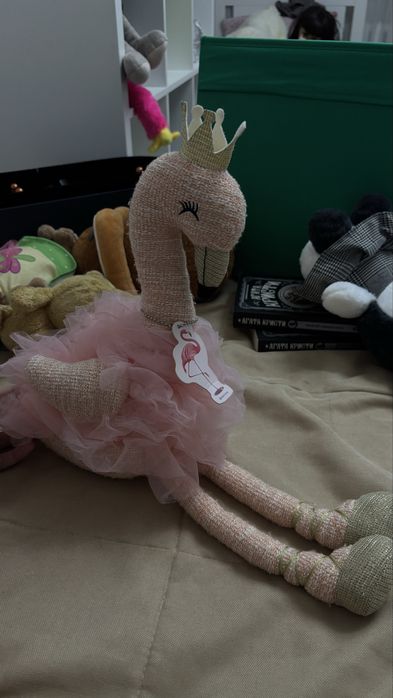 Игрушка мягкая Фламинго