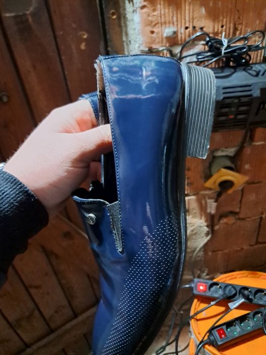 Мъжки лачени обувки (Loafers) SDF Shoes – Обувани само 2 пъти!