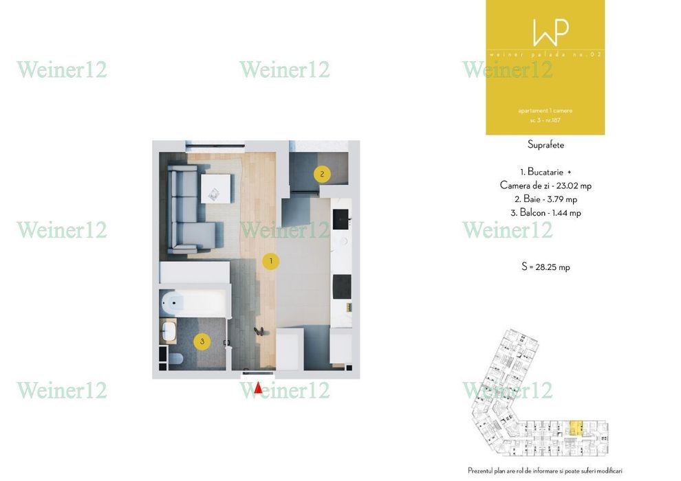 Garsoniera Militari Weiner Residence Direct Dezvoltator Comision 0 — fotografia 1