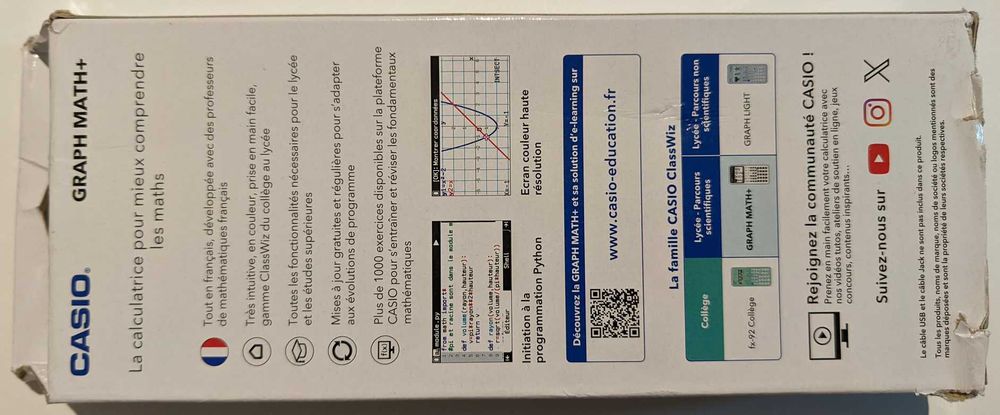Calculator avansat Casio Graph Math+ / fx-CG100
