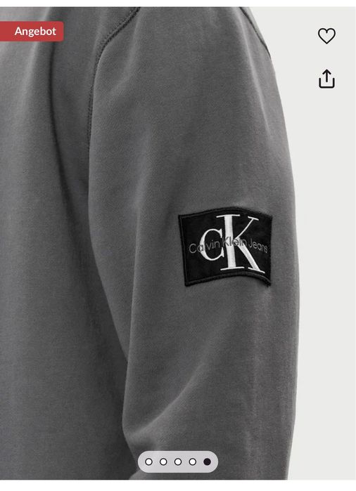 Мъжка блузка : Calvin Klein Jeans Sweatshirt Regular Fit XL