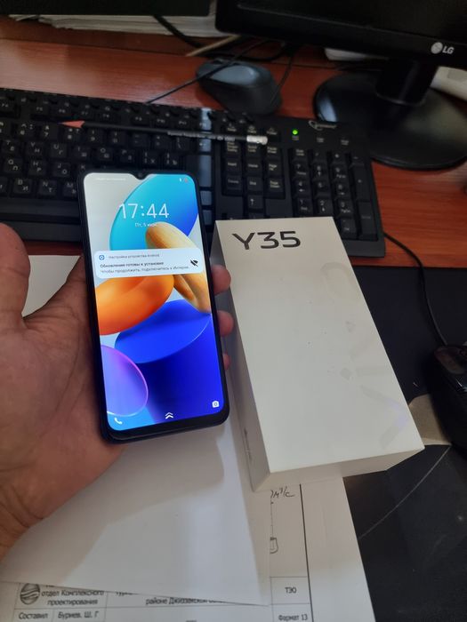 Vivo Y35 5G 128gb iwlawi zur aybi yuq tozza telefon