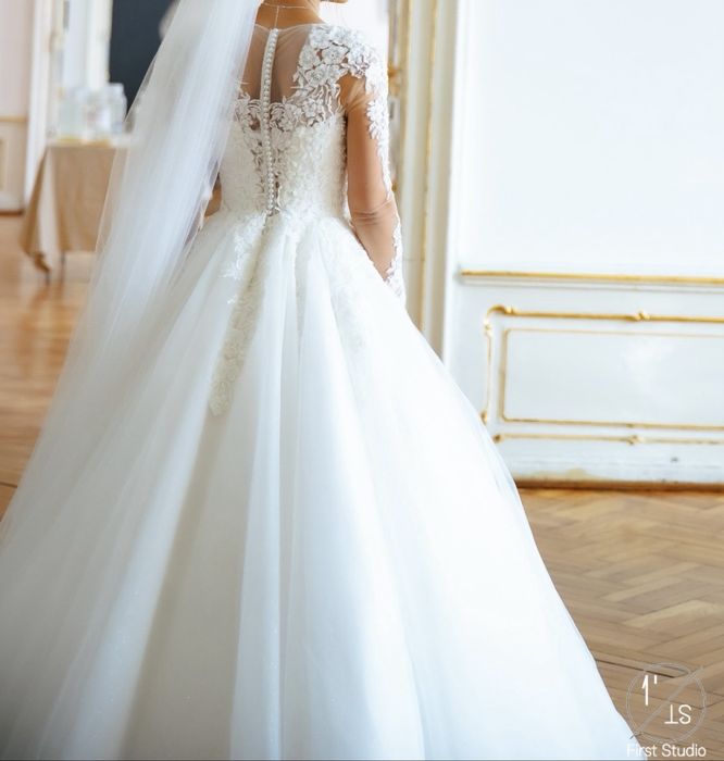 Vând rochie de mireasă, tip prințesă