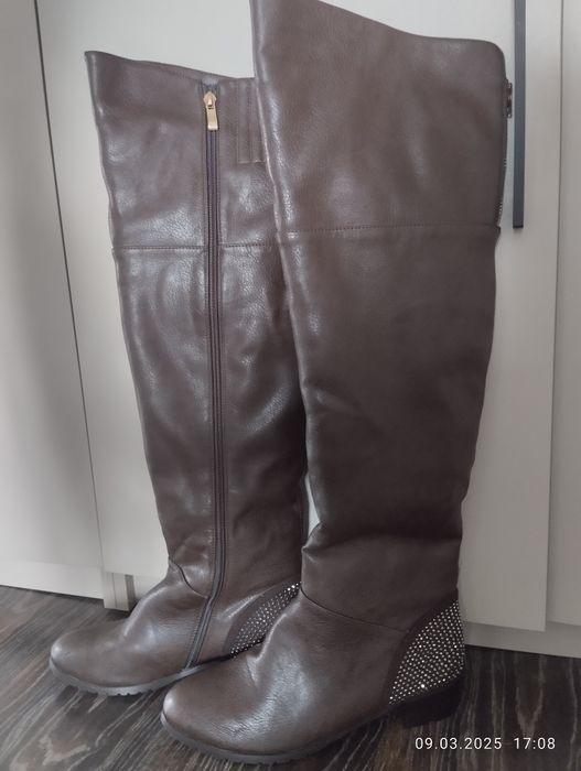 Сапоги натуральная кожа