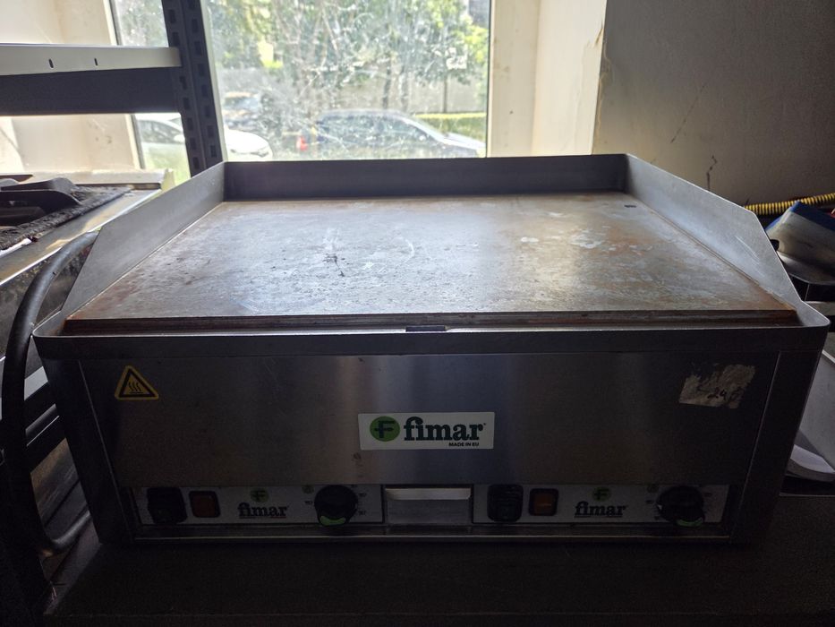 Gratar 380v  curent cu banc, din inox, de putere