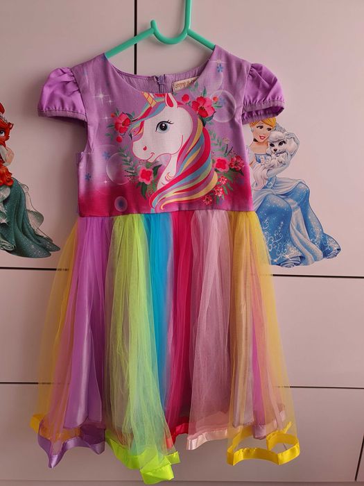 Детски официални роклички, размери 110-116, без забележки