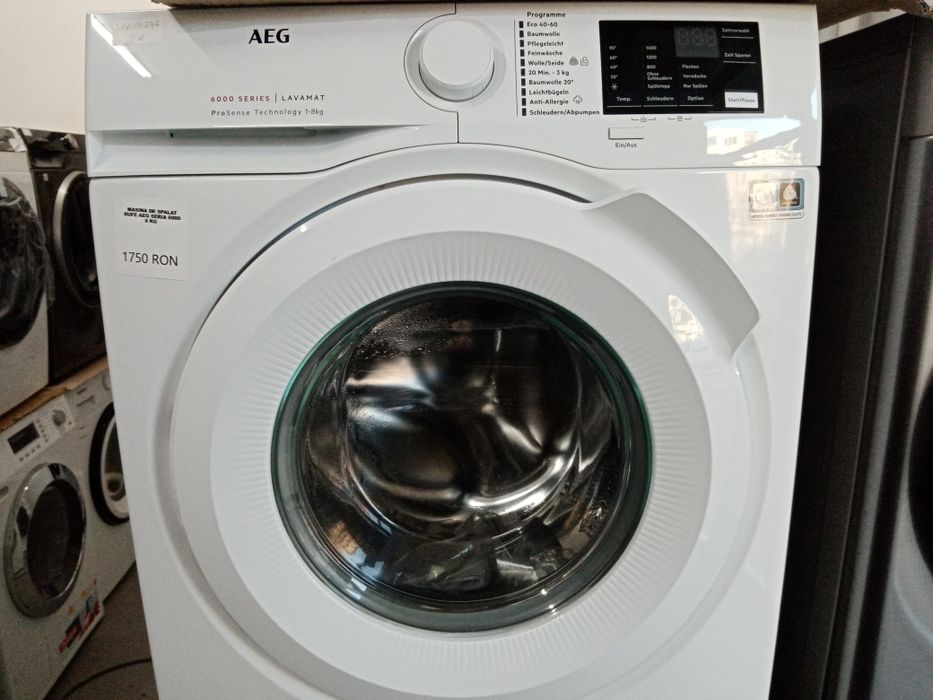 Mașina de spălat rufe Aeg seria 6000 nouă