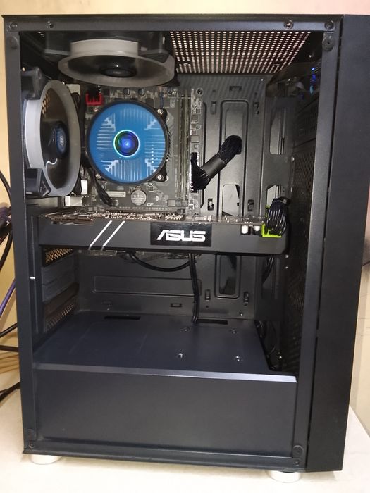 Игровой ПК cpu  i3 9100f / ozu 16gb / ssd 512gb / GPU 1080 8gb  / 700w