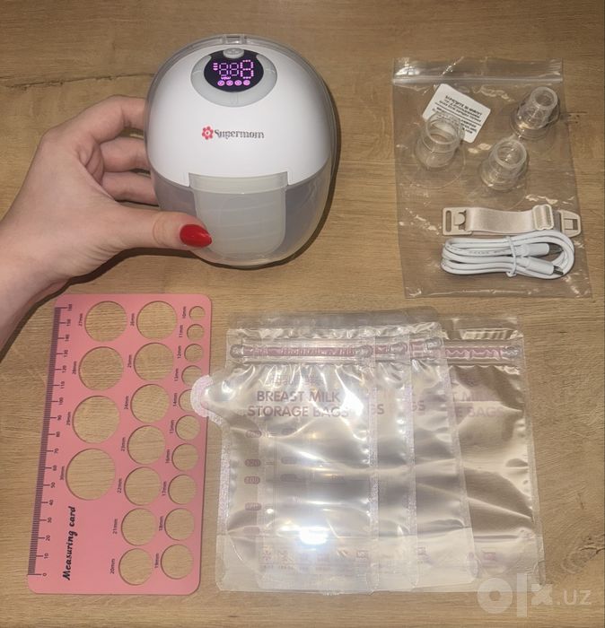 Молокоотсос грудного молока Supermom Elite White