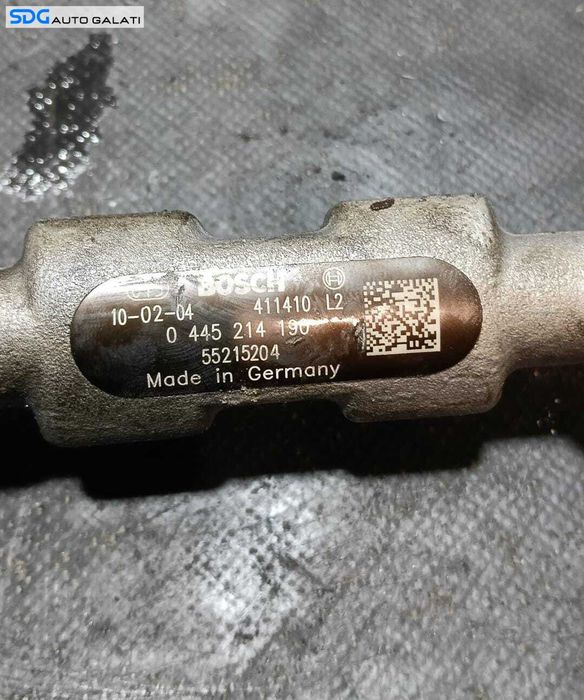 Rampa Injectoare cu Senzor Opel Vectra C 1.9 CDTI 2002 - 2008 Cod 55215204 0445214190 [M9337]
