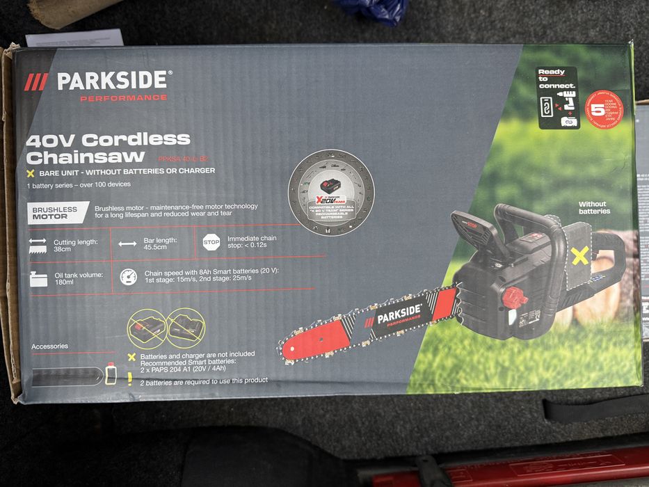 Drujba electrica Parkside Performance 40v