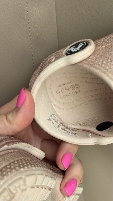 Crocs оригинал блестящие кроксы