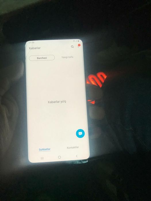 Samsung s9+xolati yaxshi rangi qora