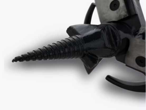 Con despicator de lemne hidraulic