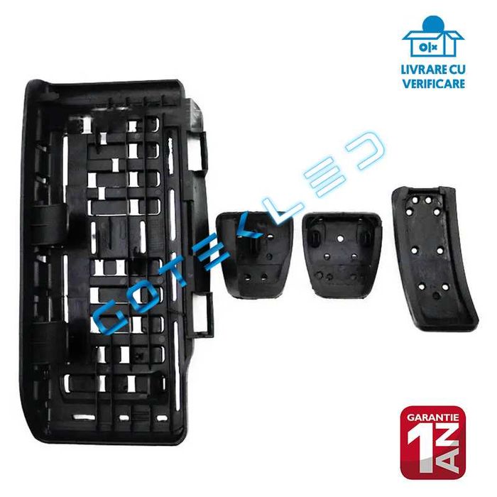 Set Pedale din oțel inoxidabil pentru Volkswagen, Skoda, Seat