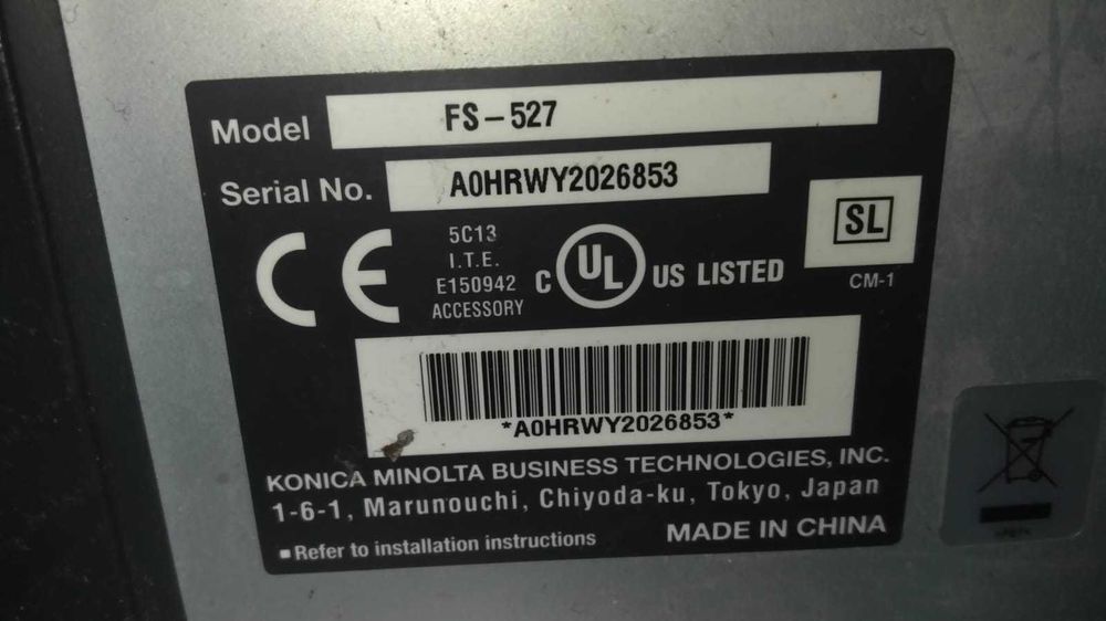 Copiator Bizhub C452 Color cu Finisher - duce si 150.000 pagini/lună