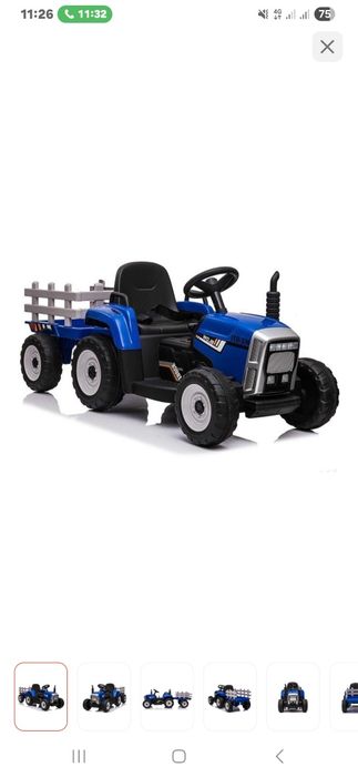 Продам синий трактор