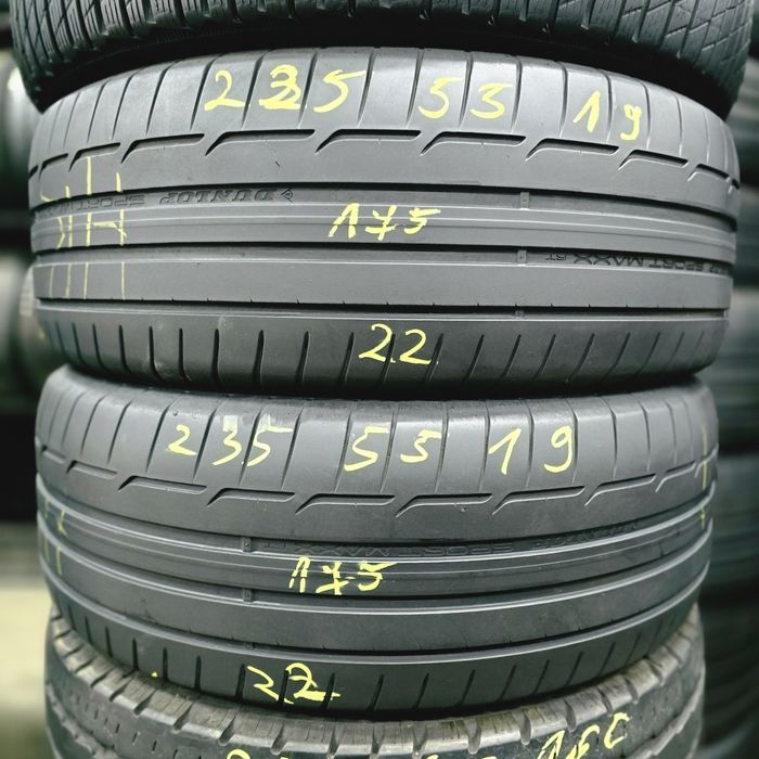 2x 235/55/19 VARA DUNLOP 2022 Stare excelentă