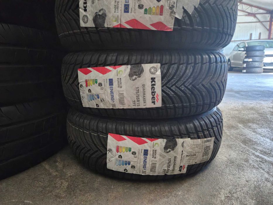 Anvelope VARA IARNA M+S 4Sezoane - 175/55/15 77T - KLEBER Quadraxer 3 - NOU - DOT 2023 !