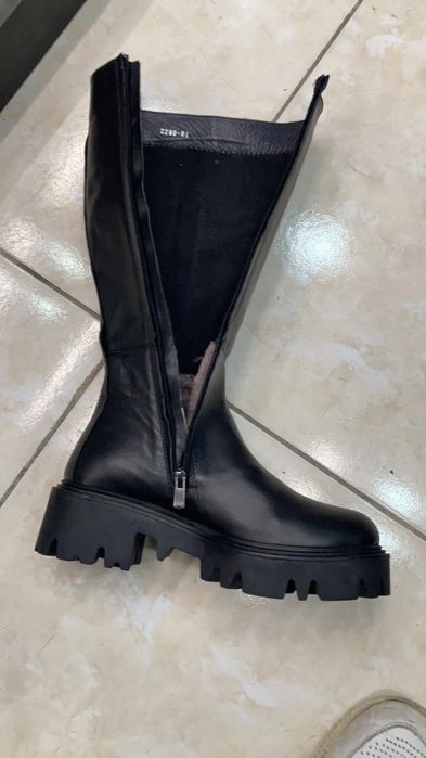 Продам жен.кожаные сапоги