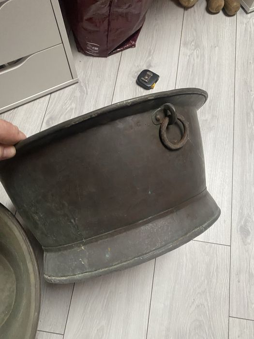 Lighean cupru cu manere