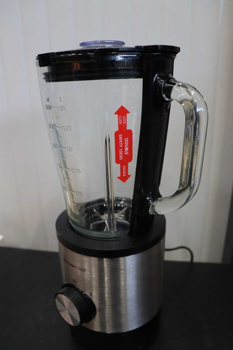 Блендер EMERIO, 1,5L стъклен контейнер, функция за раздробяване на лед