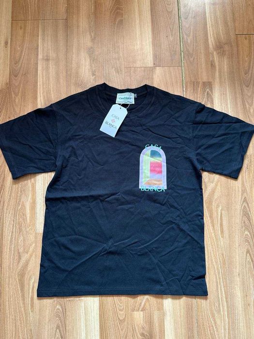 Tricou CasaBlanca cu eticheta (nu Nike, Gucci, Adidas, Balenciaga)