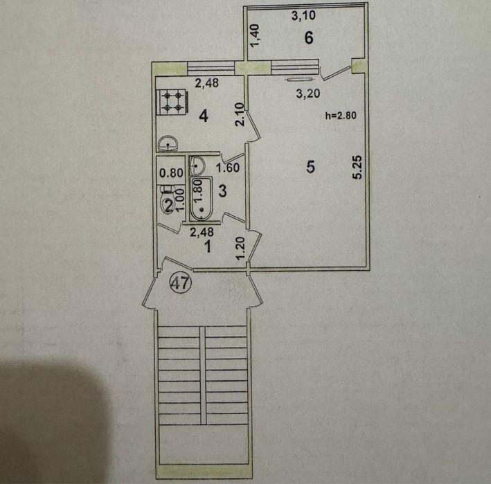 Чиланзар 10 ‼️ 1в2/4/4 Балкон 1,5х3 Метро Чиланзар