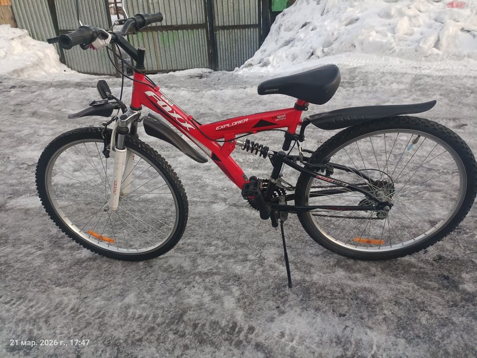 Велосипед состояние нового.