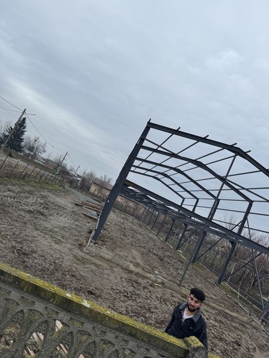 Hala metalica 10 m latime x40 m lungime x5 m inaltime supraetajata
