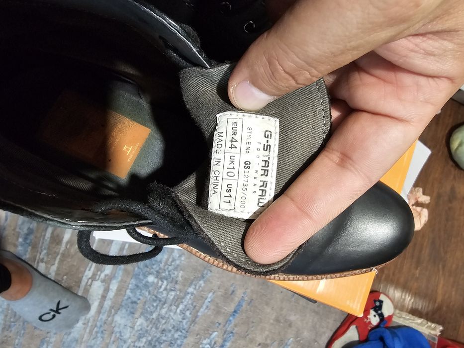 G-Star Raw кожени боти